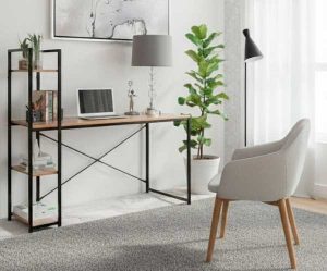 Escritorio, mesa para trabajar, mesa para estudiar, estante, escritorio estilo industrial, estilo industrial, mueble, mueble para trabajar,