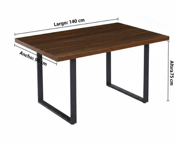 medidas comedor rectangular