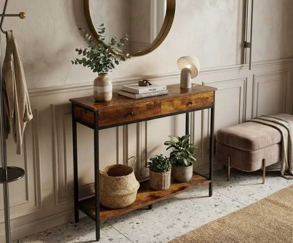 Mesa de madera de arrimo