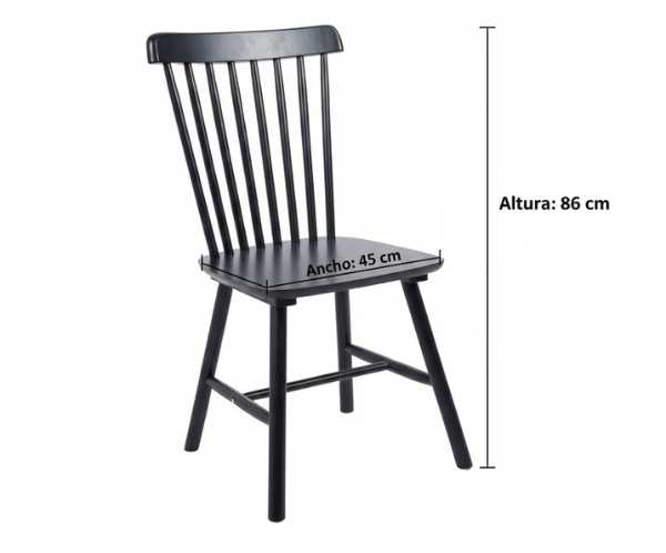 Sillas negras